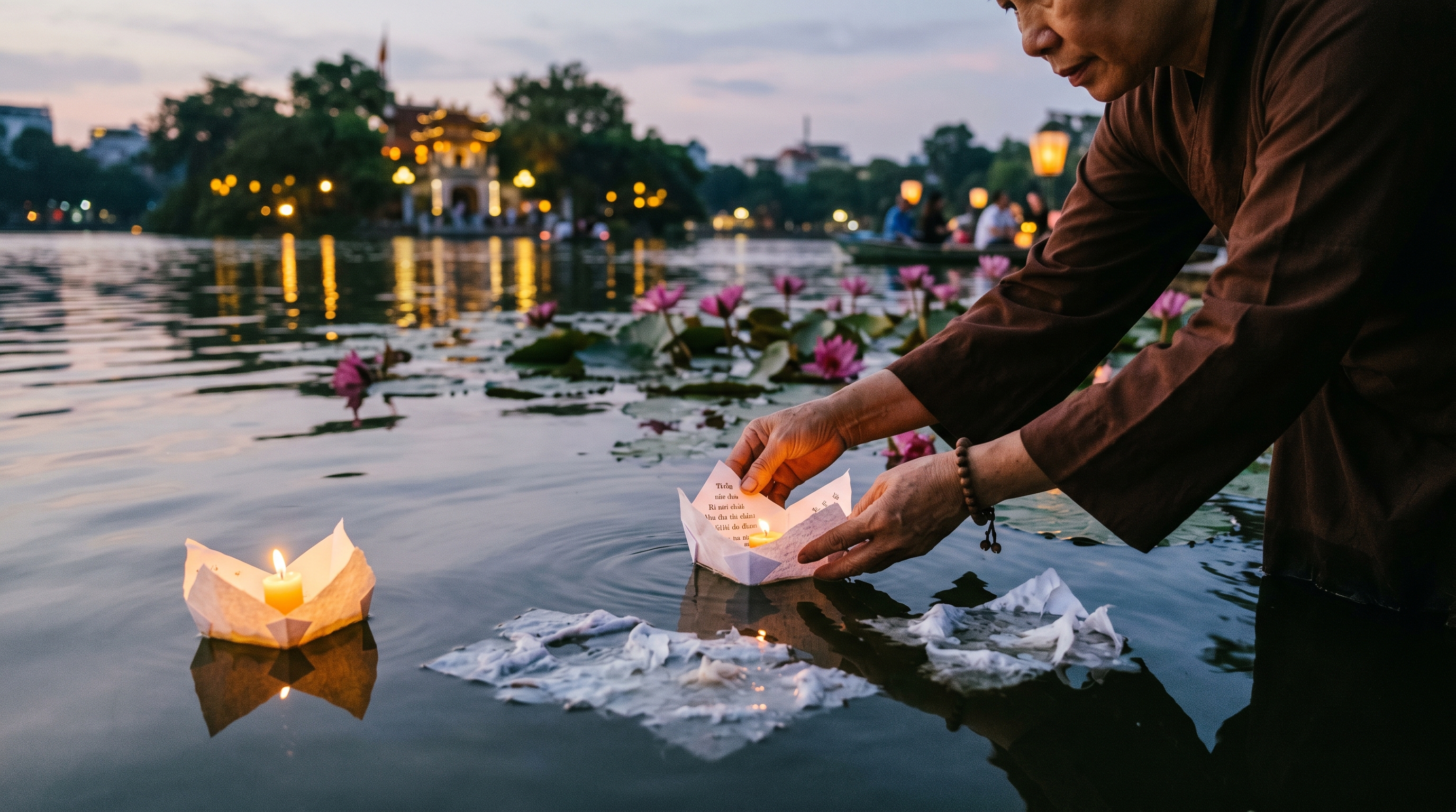 Nghi Thức Thả Giấy Tan